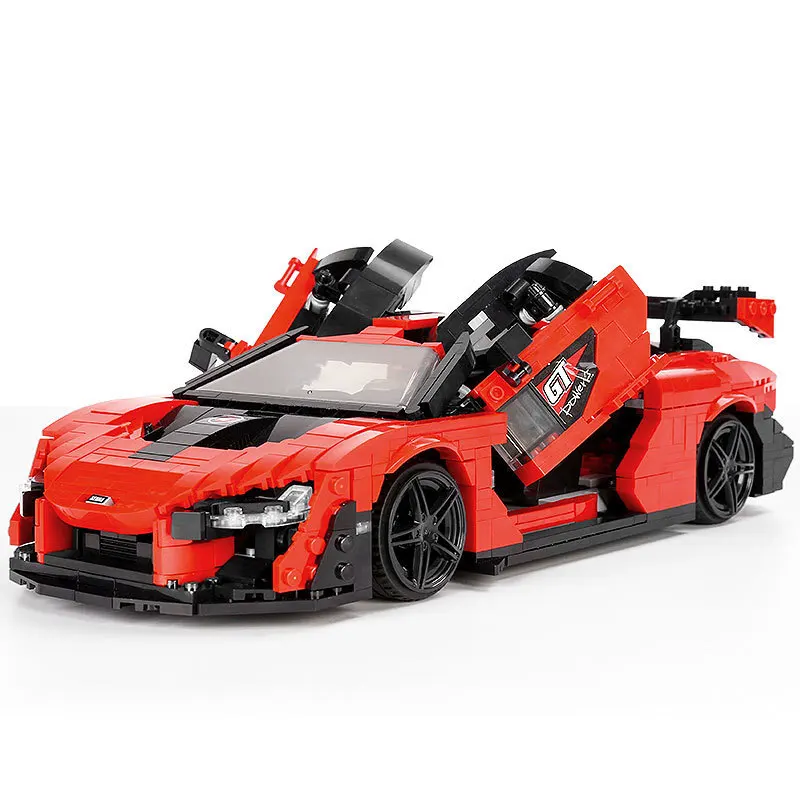 Формовочная форма King 10007 1182 шт. 1:8 дистанционное управление супер спортивная модель автомобиля строительные блоки игрушки наборы моделей