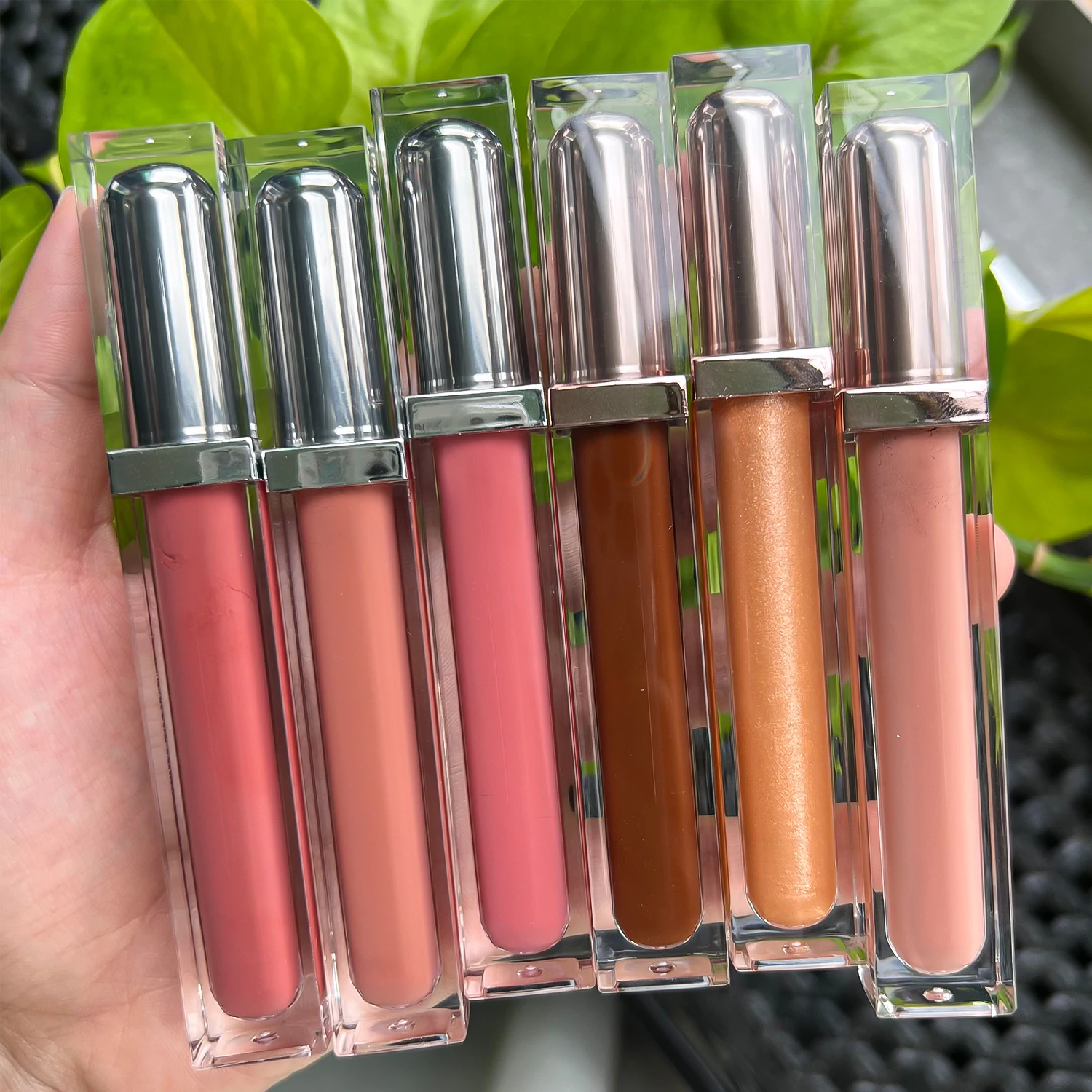 Hot Selling Lipgloss Customized Logo Long Tube Large Volume Vegan Long Lasting Matte Liquid Lipstick Empty Lip Gloss Tubes