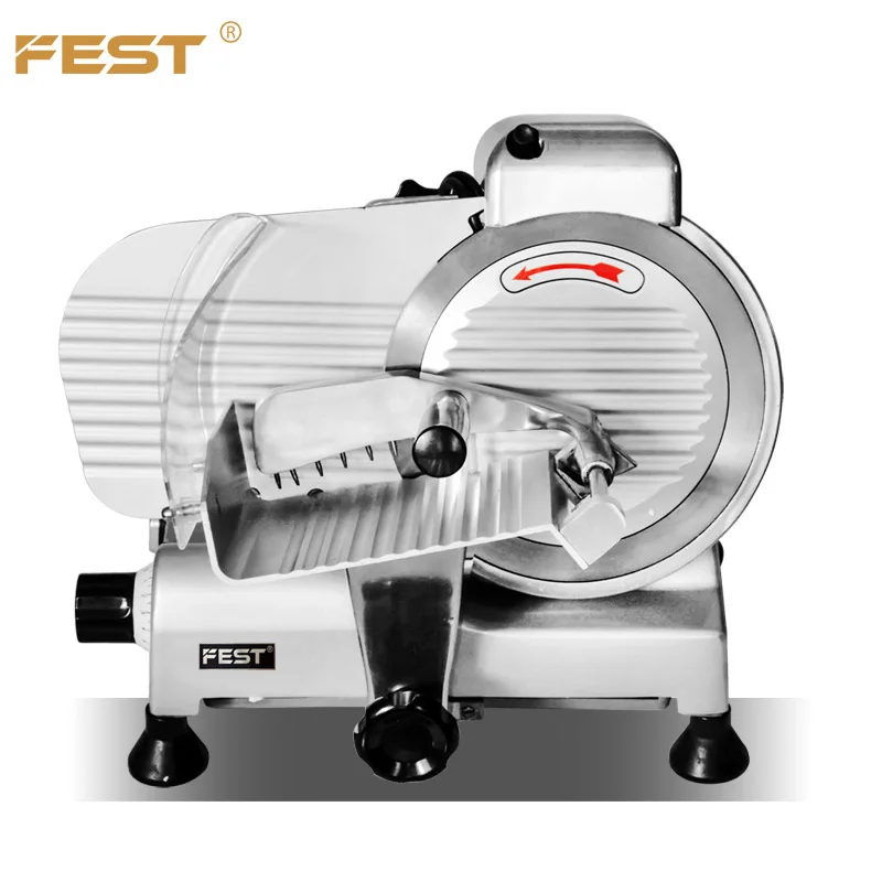 FEST Meat Slicer Professional 0-17mm 250mm Krups Meat Slicer Cutting Machine Price Meat Cutter