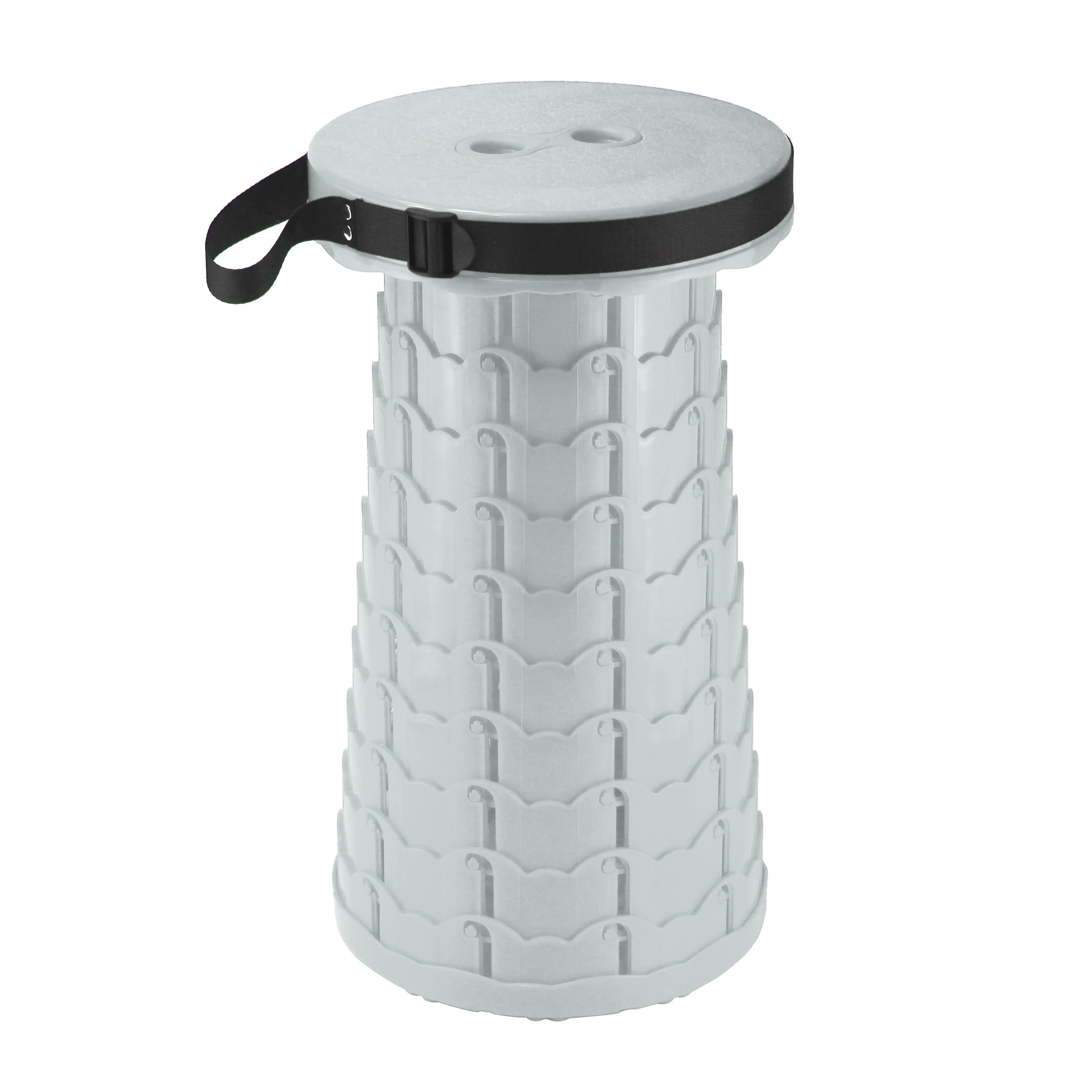 All Pure Color Telescopic Stool Adjustable Outdoor Furniture Stool Folding Chair Camping Fishing Stool