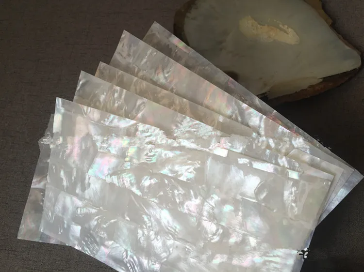 Self Adhesive Laminated Wall Furniture Craft White Mother of Pearl Shell Paper Sheet for Wall