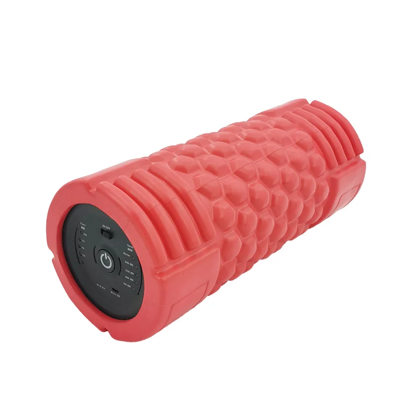 
High Intensity Vibration 4 Speed Pilates Yoga Massager, Electric Vibrating Foam Roller 