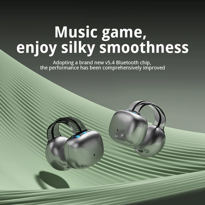 Wireless headphones China wholesale BT5.4 Waterproof IPX-5 Earbuds with built-in dual microphone Comfortable Wearing headset