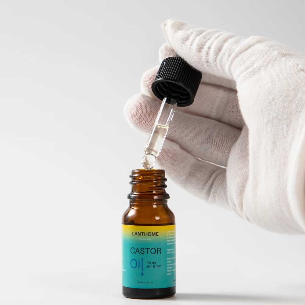 Private Label Longer Eyelashes Eyebrows And Hair Organic Vitamin E Castor Oil