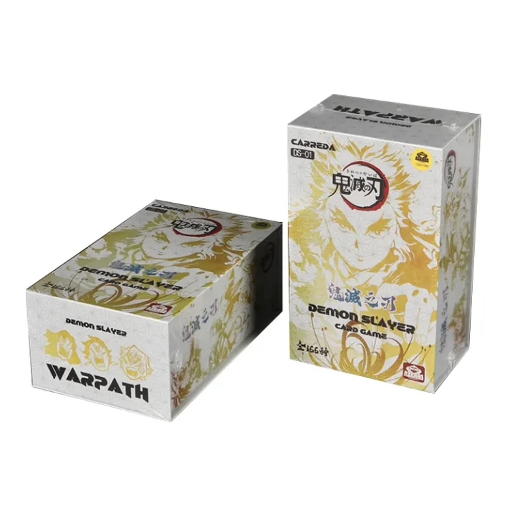 Wholesale Demon Slayer Collection Cards Japanese Anime Game Cards Thickened TR Playing Paper Cards Toys Christmas Gift