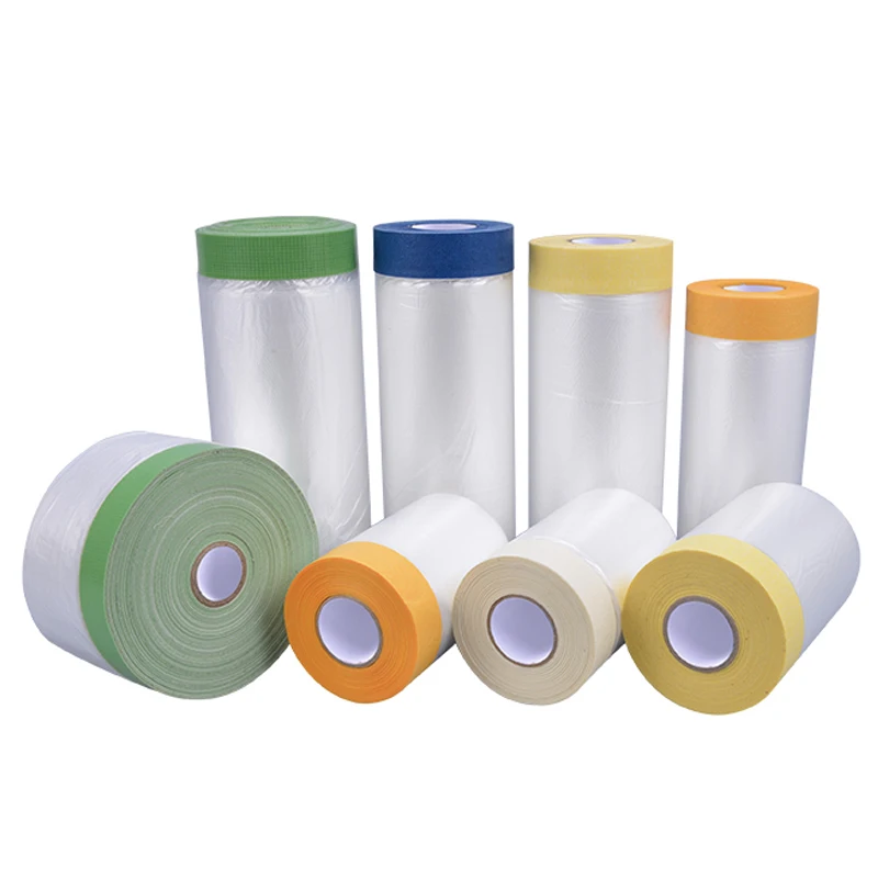 Waterproof Adhesive Tape Masking Film Painting Protection Blue Shrink Film