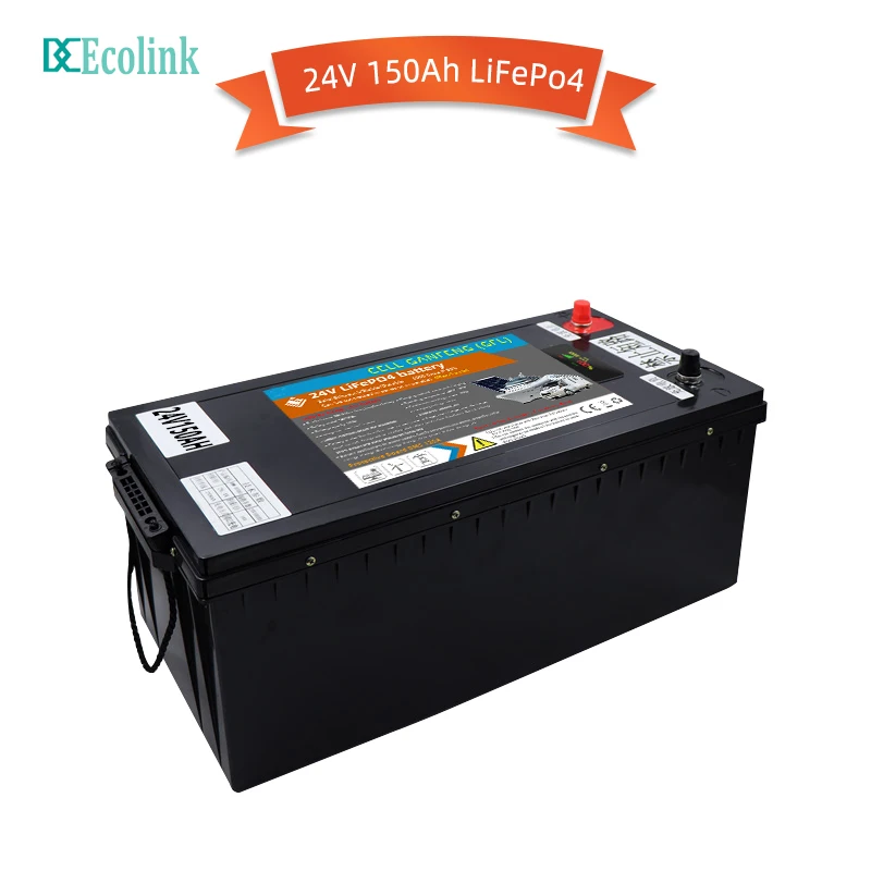 EU Stock Solar Lithium Battery 24V 12V 100Ah 200Ah 300Ah 400Ah Deep Cycle Lithium Iron LiFePO4 for Golf Carts Poland Romania
