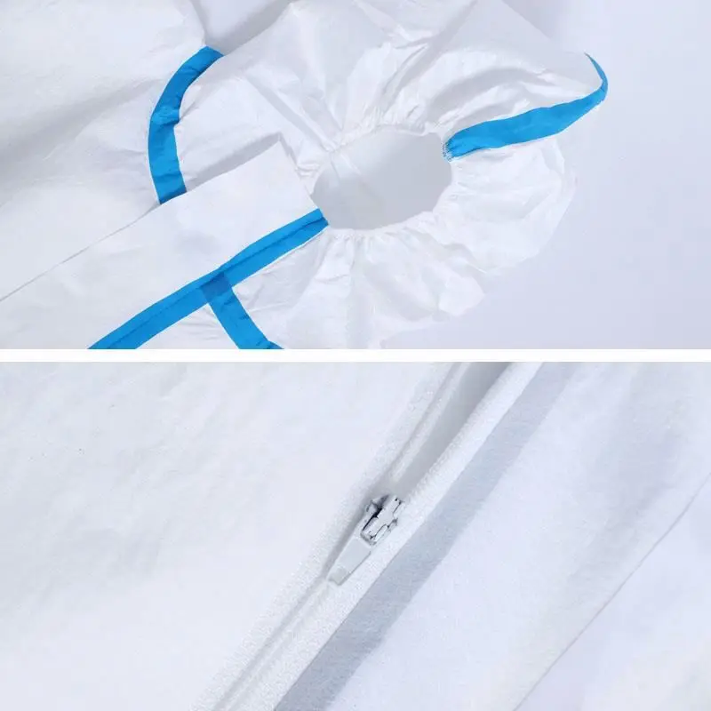 Protective Suit PPE Hooded Protection Surgical Chemical Medical Protective Clothing Medical Equipment