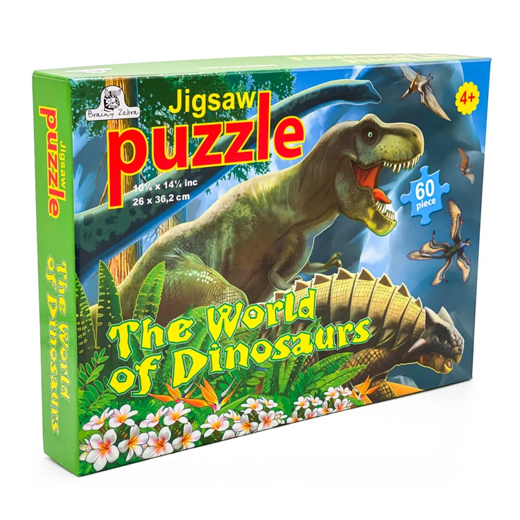 China Factory Custom OEM DIY Educational Kids Toy Game Paper Jigsaw Puzzle