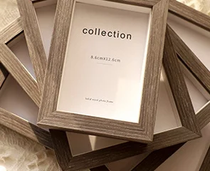 Factory Wholesale Customize Size A2 A3 A4 Eco Friendly Solid Wood Photo Frame Photo Picture Art Wall Solid Wood Frame