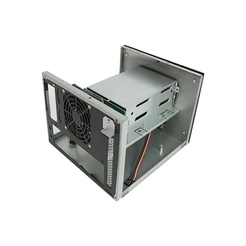 NAS 2 bay Storage Mini nas server case with hotswap tray server chassis
