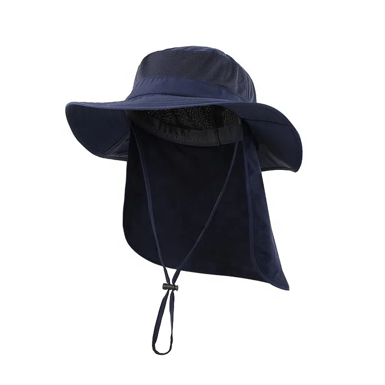 Custom Sun Fishing Cap for Men Women, Waterproof Wide Brim Bucket Hat Foldable Boonie Hat for Fishing Hiking Garden Safari Beach
