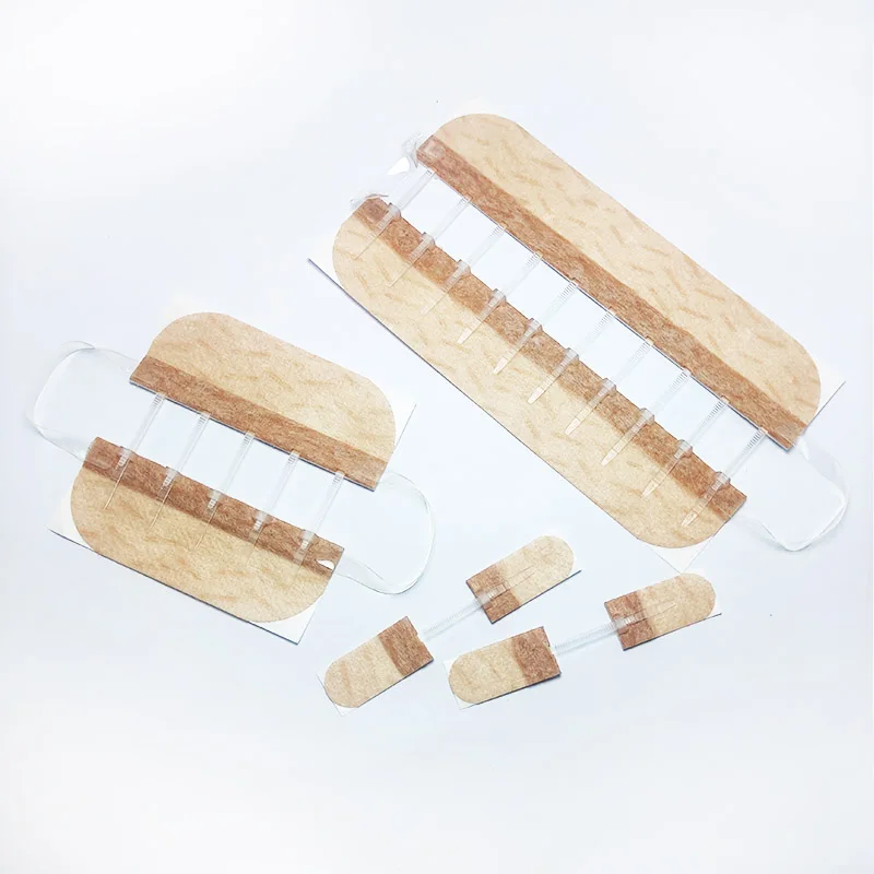 Неинвазивное и безболезненное регулируемое лечебное устройство для замыкания ран и замыкания ран без шрама келоидной структуры