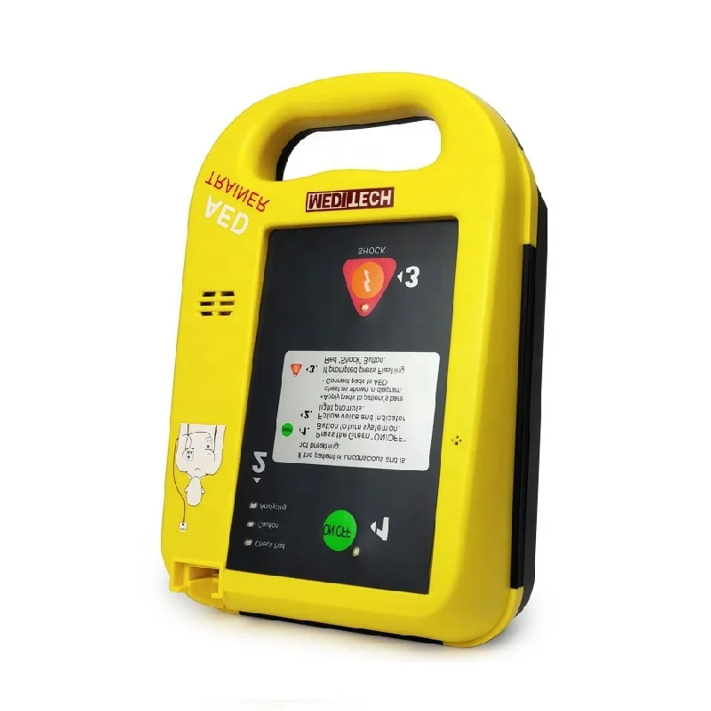 Портативный дефибриллятор сердца, автоматический внешний тренажер, первая помощь, дефибриллятор