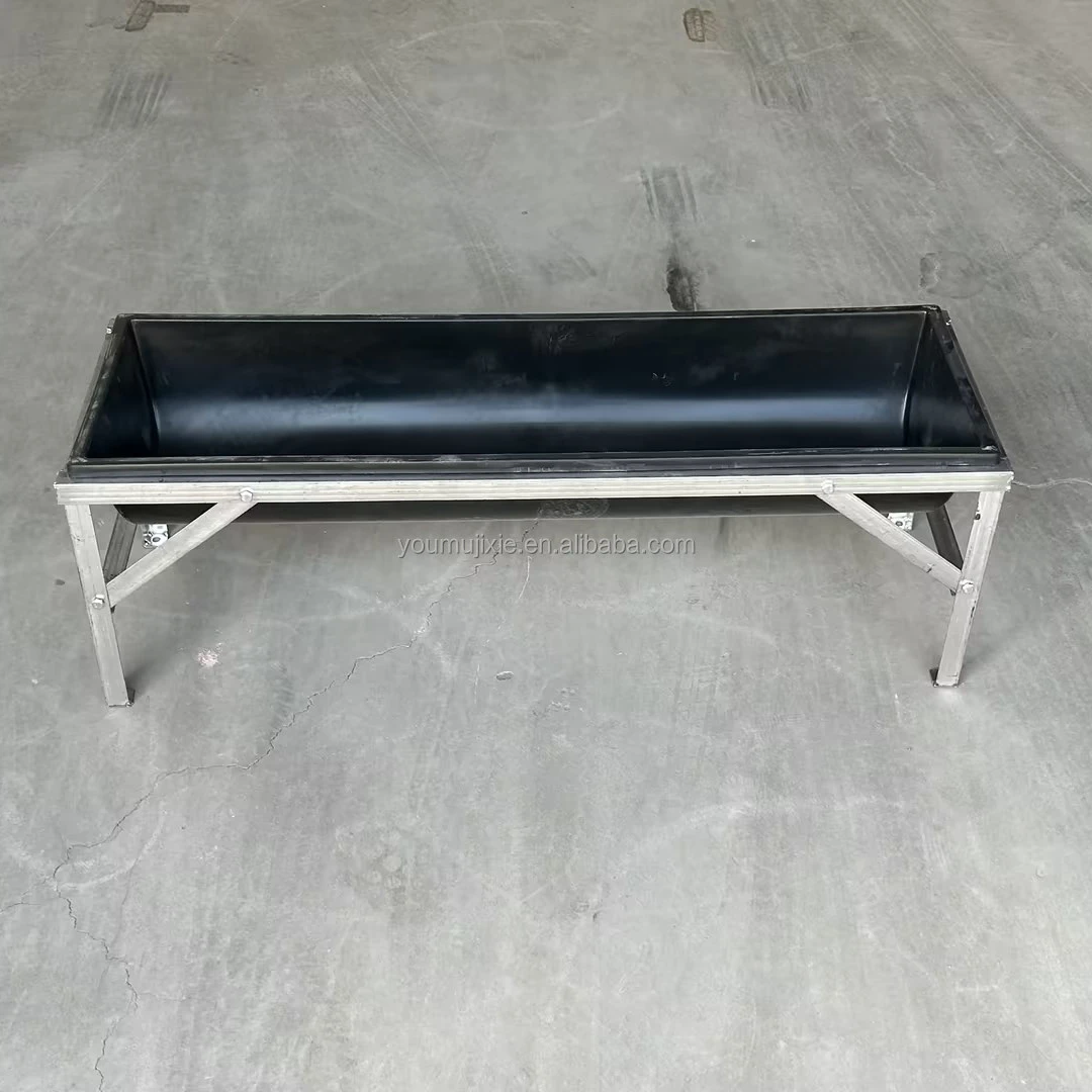 1m 1.5m 1.95m Goat Sheep Feeding Trough Support Galvanized Iron Farm Equipment Sturdy Support For Feeding Sheep Goat