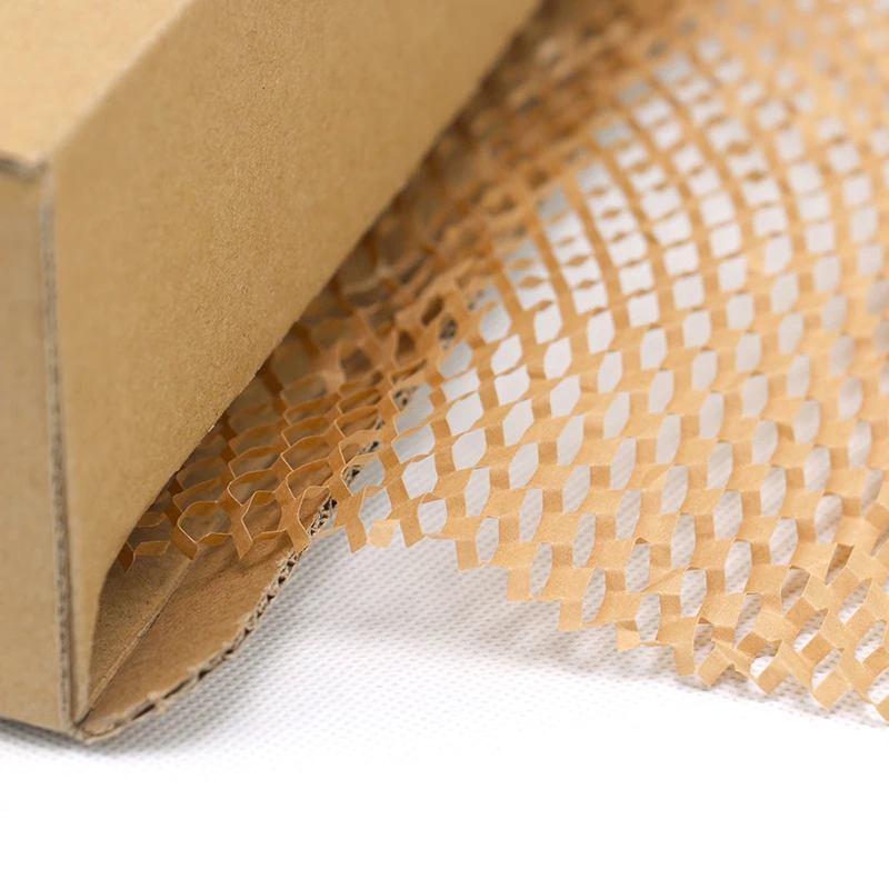 WiAIR Honeycomb Wrap 100% Recyclable Eco-Friednly Disposable Honeycomb Paper Dispenser Biodegradable Wrap Paper