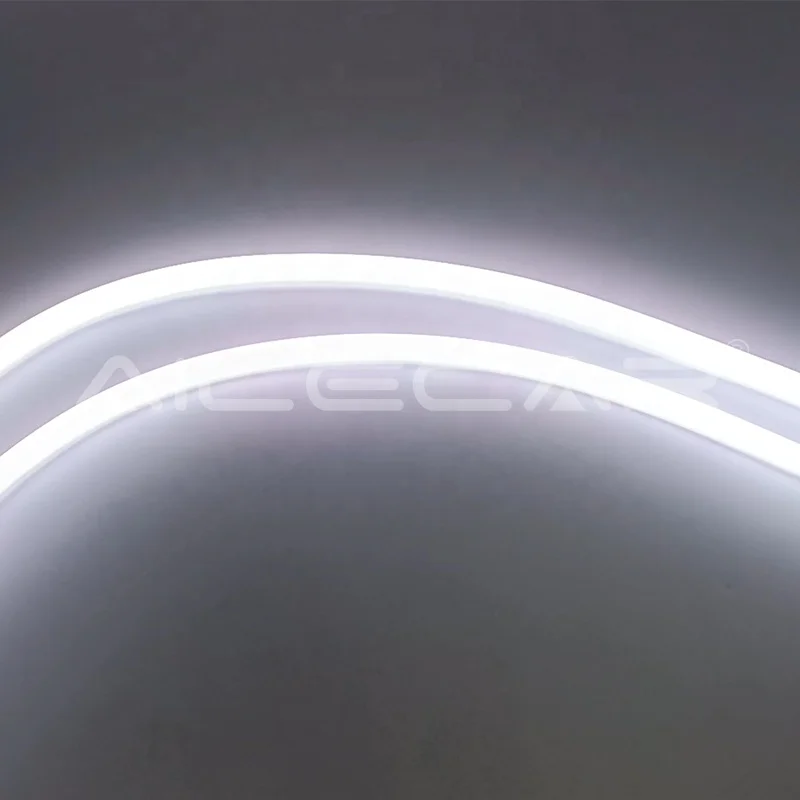 2 PCS 12V Durable RGB Sequential LED Silicon Strip 60CM LED Daytime Running Light with Turn light Car Led Strip Light