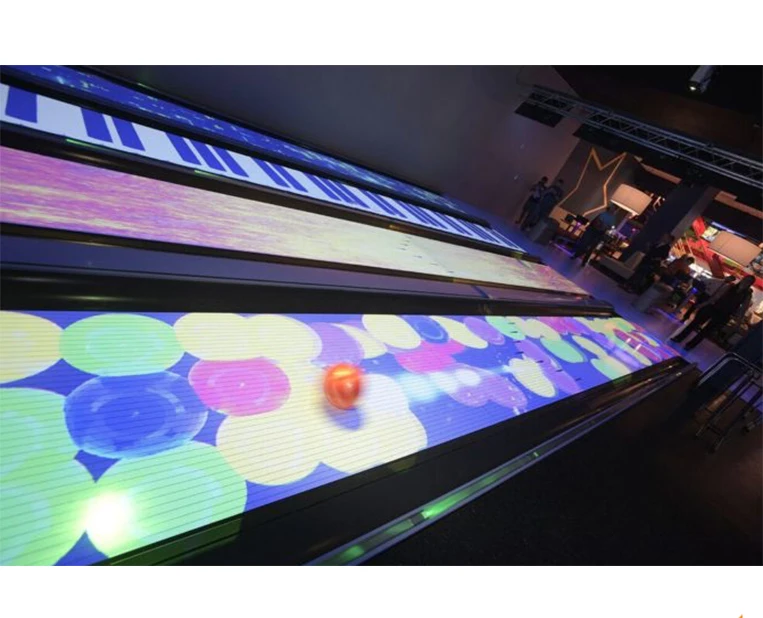 3D Interactive Projection Game AR Bowling Sport Projector System Indoor Machine