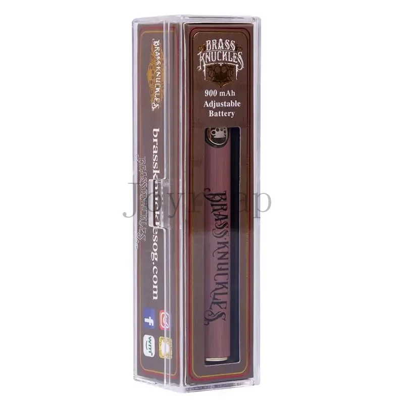 
510 thread ego battery vap pod smoke brass knuckless battery 900mah a grade batteries factory 