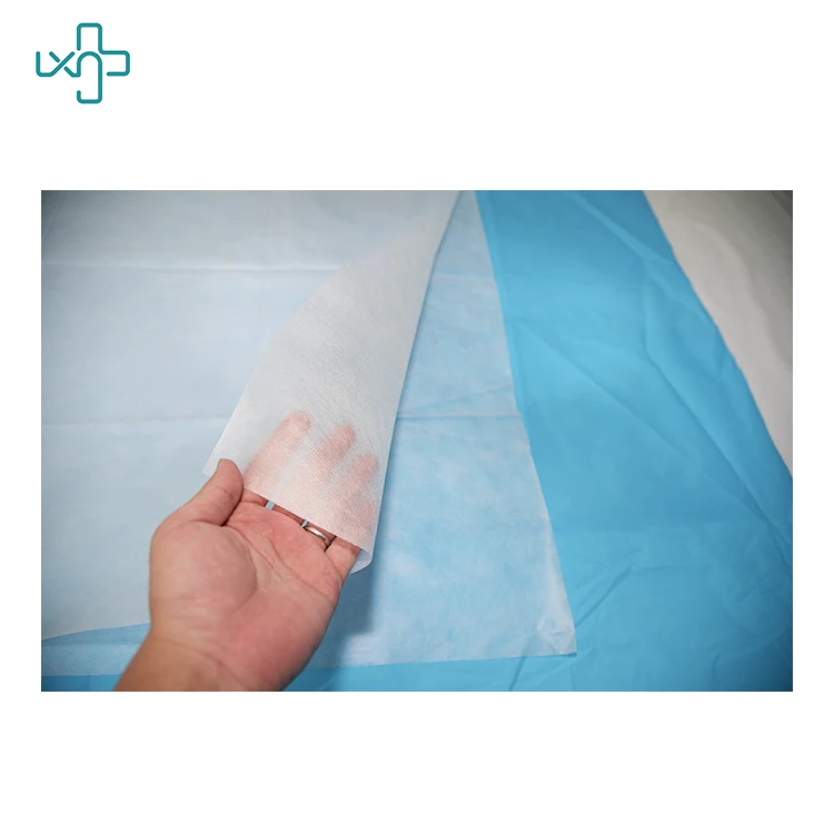 Hot selling Medical PE coated disposable bed sheet for hospital