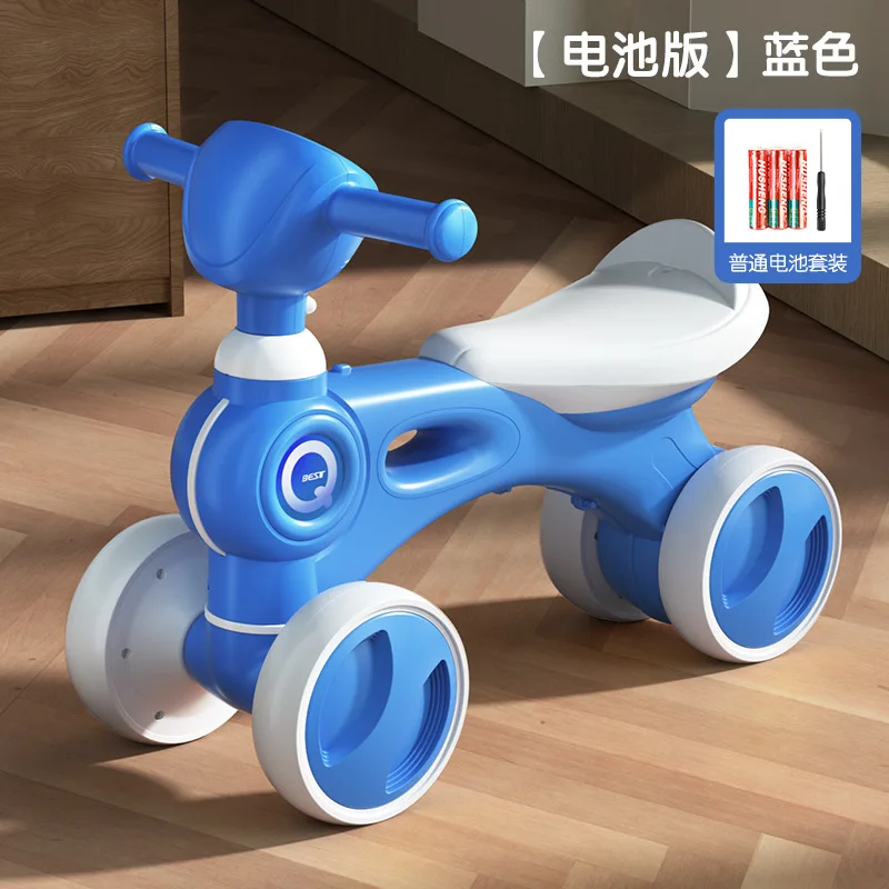 Best Selling Kids Factory Price Plastic Mini Foot Pushed Car for Kids Balance Bike Baby Walker Car With Music Light