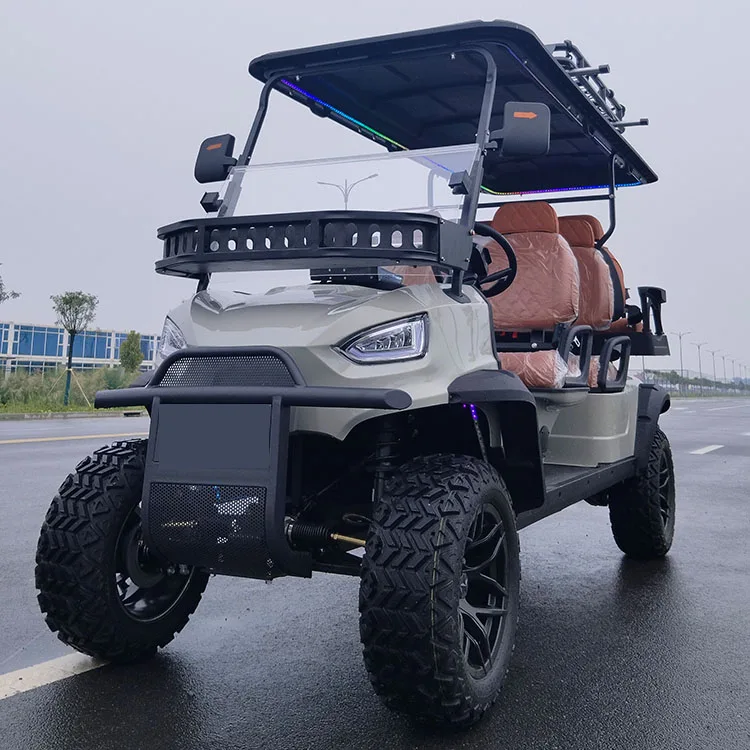 Top Selling 2 4 6 8 Passenger 2 4 6 8 Seater Electric Vehicle Street Legal Golf Cart Electric Golf Cart With Curtis Controller