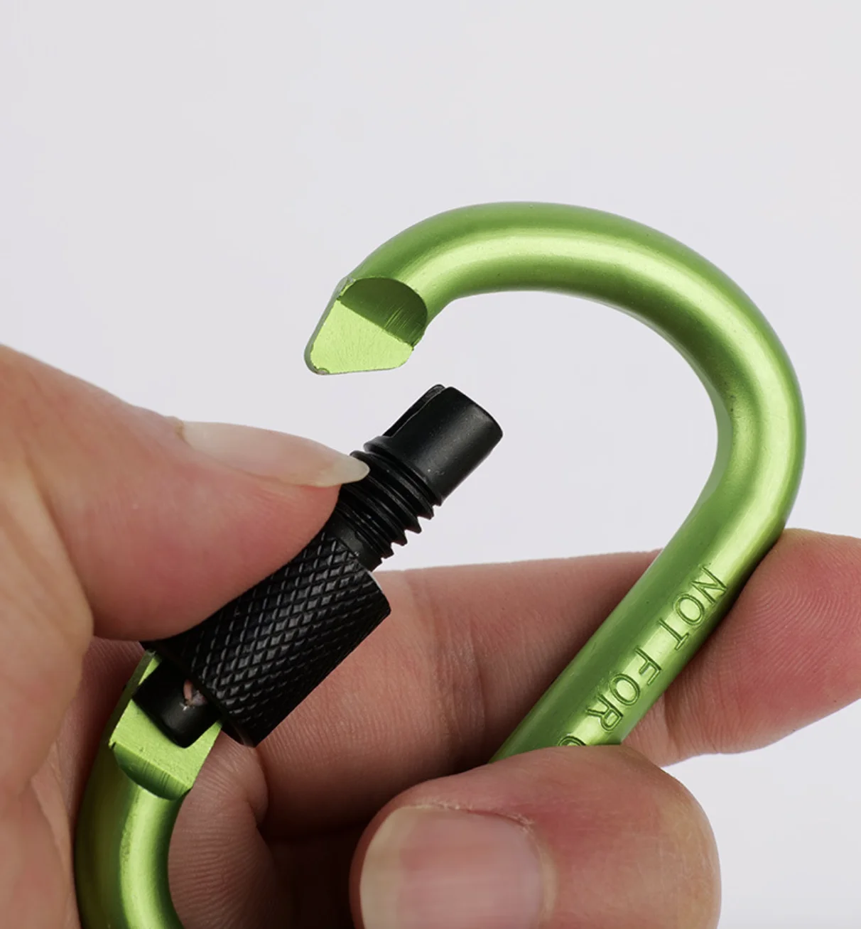 SOLO WILD Alloy Backpack Spring Buckle Hook Clasp Hook Safety Buckle For Camping Mountaineering