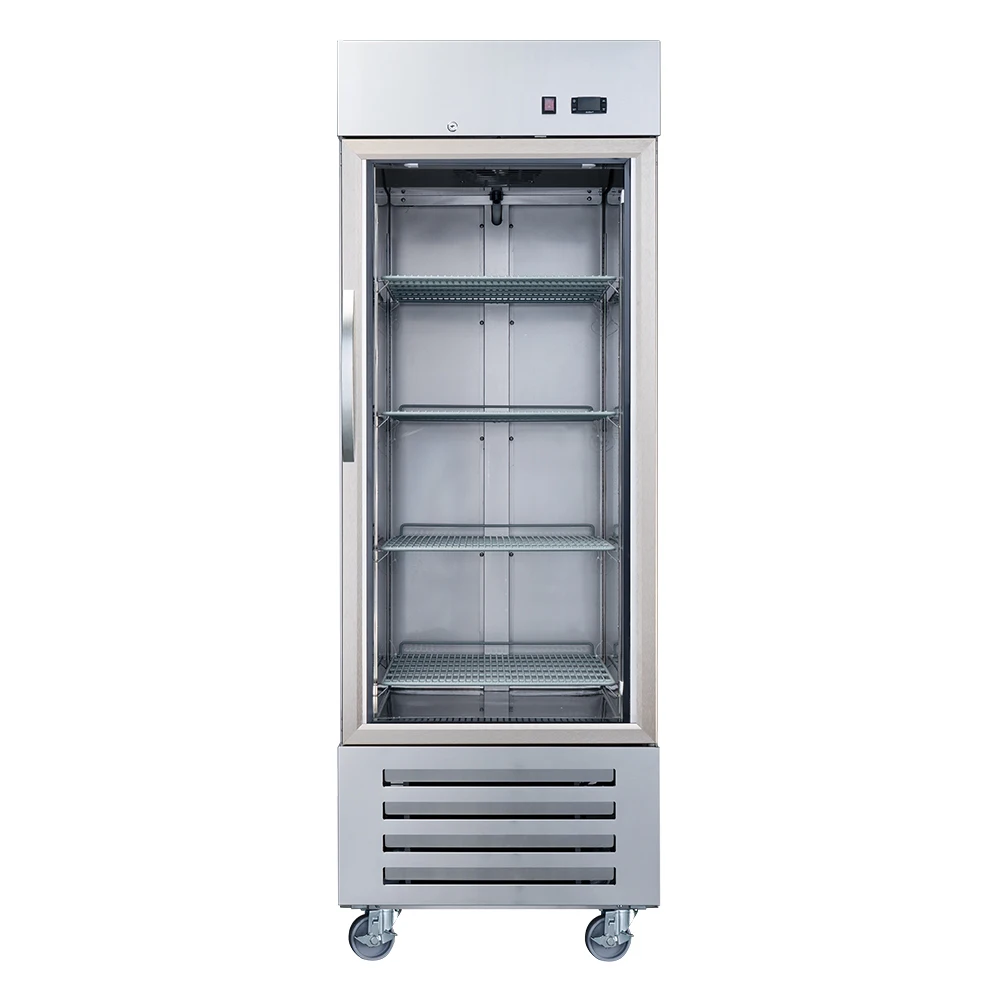 Stainless Steel Single Door Kitchen Fridge Commercial Refrigeration Equipment