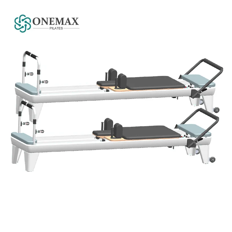 ONEMAX 2022 new reformer pilates bed hot sale pilates reformer white high quality reformer pilates machine