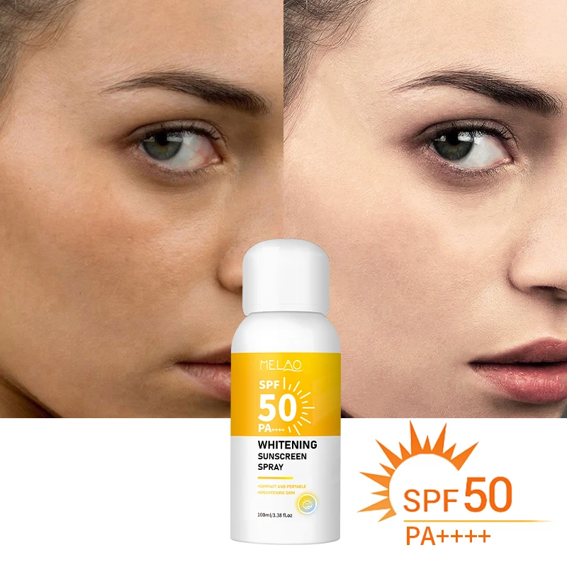 New Arrival Korean Sunscreen Spf 50 Spray Skin Care Whitening Cream Moisturizing Face Spray Sun Screen Protection