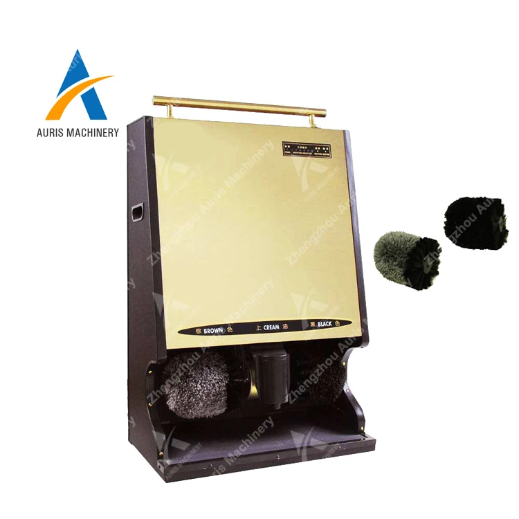 Hotel automatic shoes cleaner cleaning polishing machine