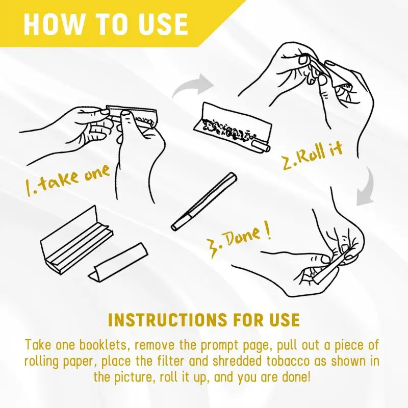 Wholesale Slow Burning 100% Natural Arabic Gum Unblenched  Wood Pulp Brown Rolling Paper Kingsize  Smoking Rolling Paper