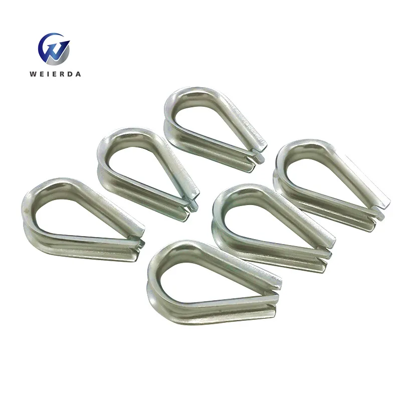 Wire Rope Cable Thimbles Stainless Steel Corrosion Resistance Railing Light Duty Hanging Crimping Loop Sleeve Assortment Kit