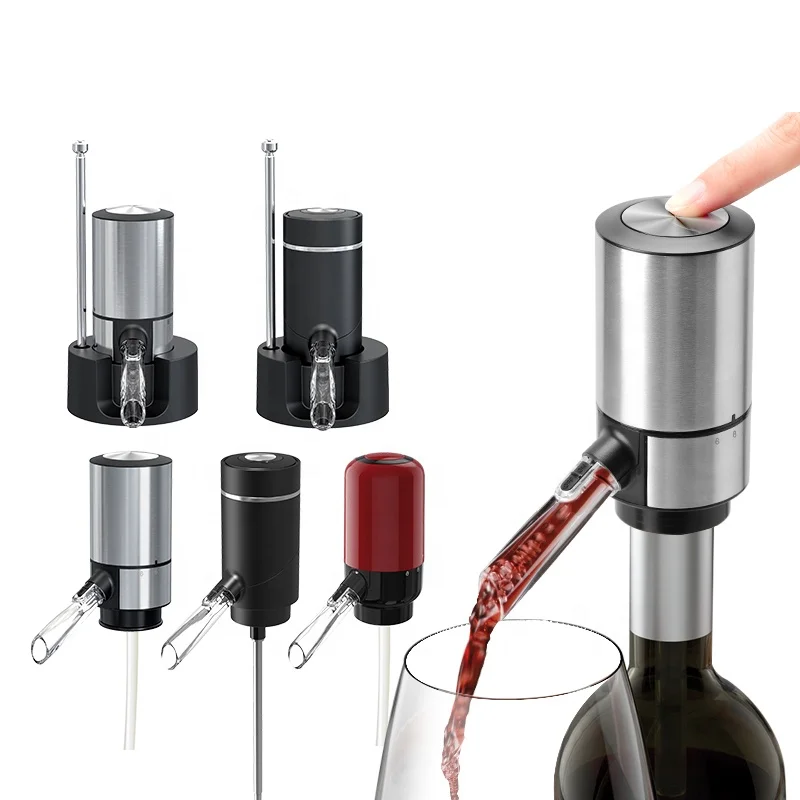 Portable Drinking Aerator Pourer Electric Automatic Beer Champagne Wine Dispenser