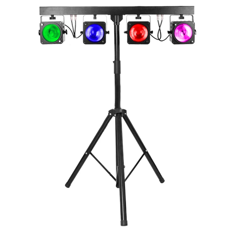 China high power 4x30W RGB 3in1 COB LED 4 par light led par bar dj  lighting