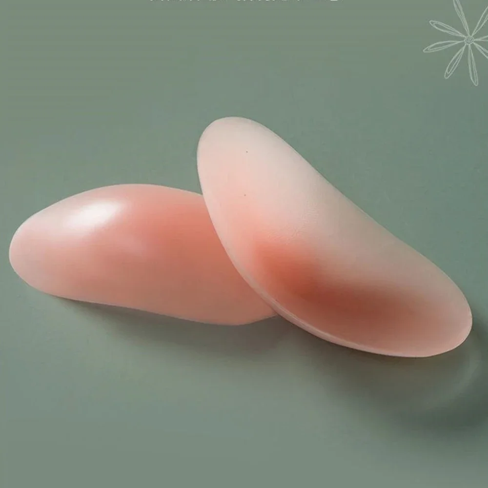 shoulder pads Self Adhesive Silicone Shoulder Pad Naturally Soft Breathable Anti-Slip Sponge Shoulder Push-up Pad DIY