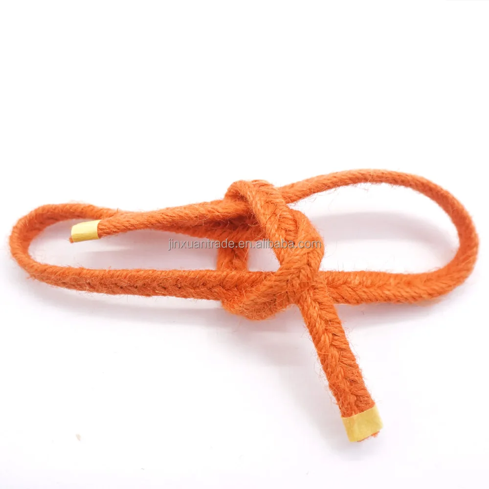 Ready to Ship 13colors 10mm Natrual Jute Cord Soutache Trimming  for Shoes