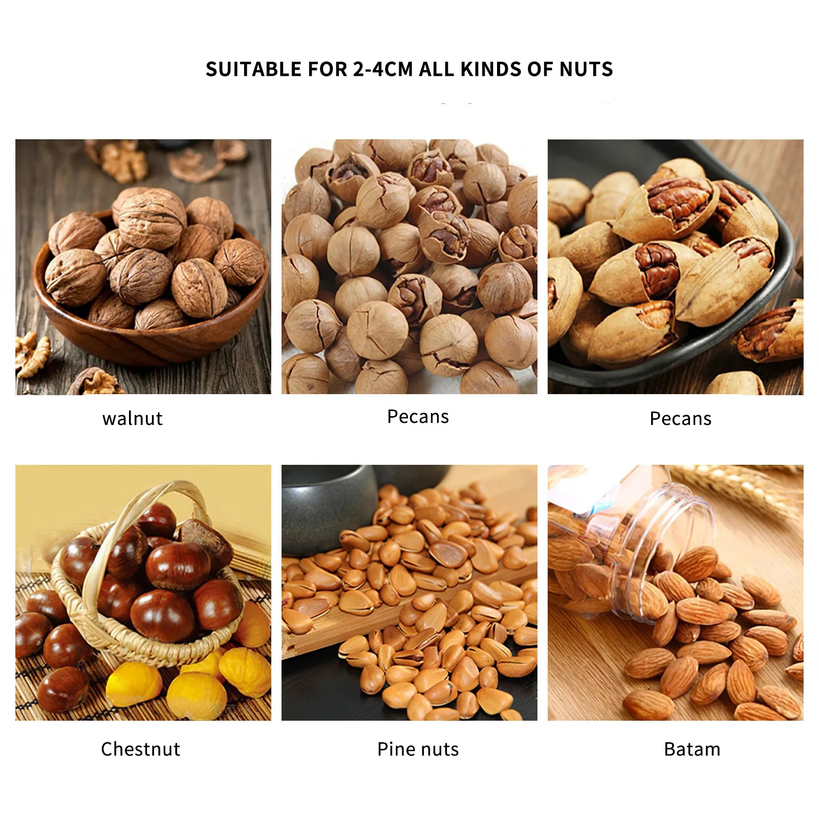 Walnut Clip Home Multifunctional Walnut Clip With Wooden Handle Nut Walnut Clip Sheller