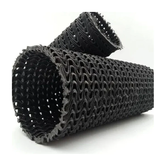High Quality Black Corrugated HDPE 3D Curved Mesh Pipe Tube Water Permeable and Drainage Wholesale Plastic Tubes