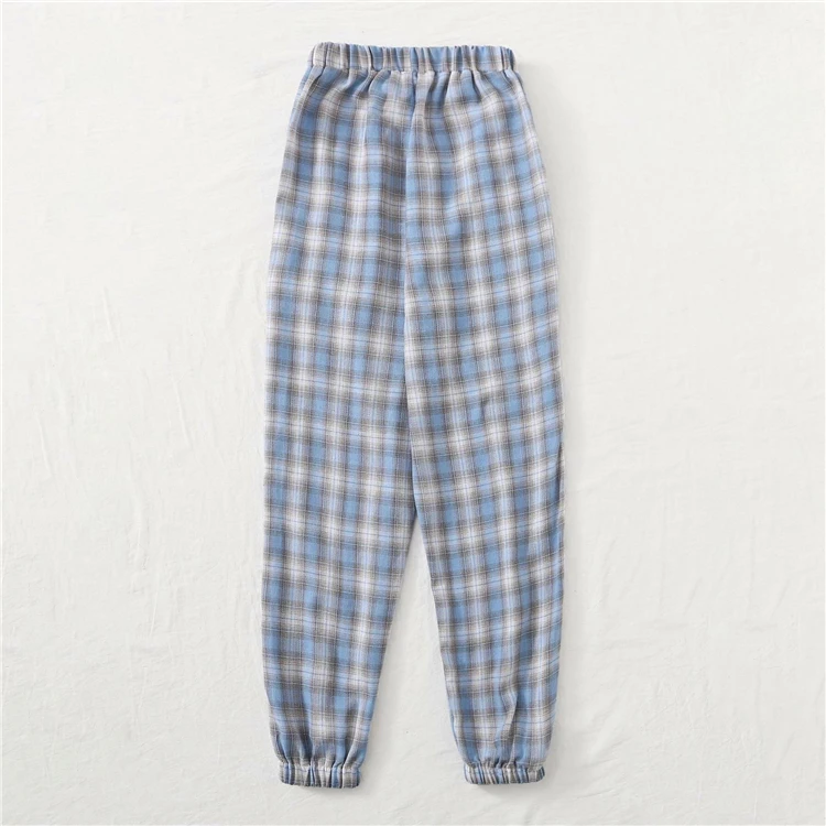 Custom Tartan Fashion Track Casual Running High Waist Women Jogger Pants