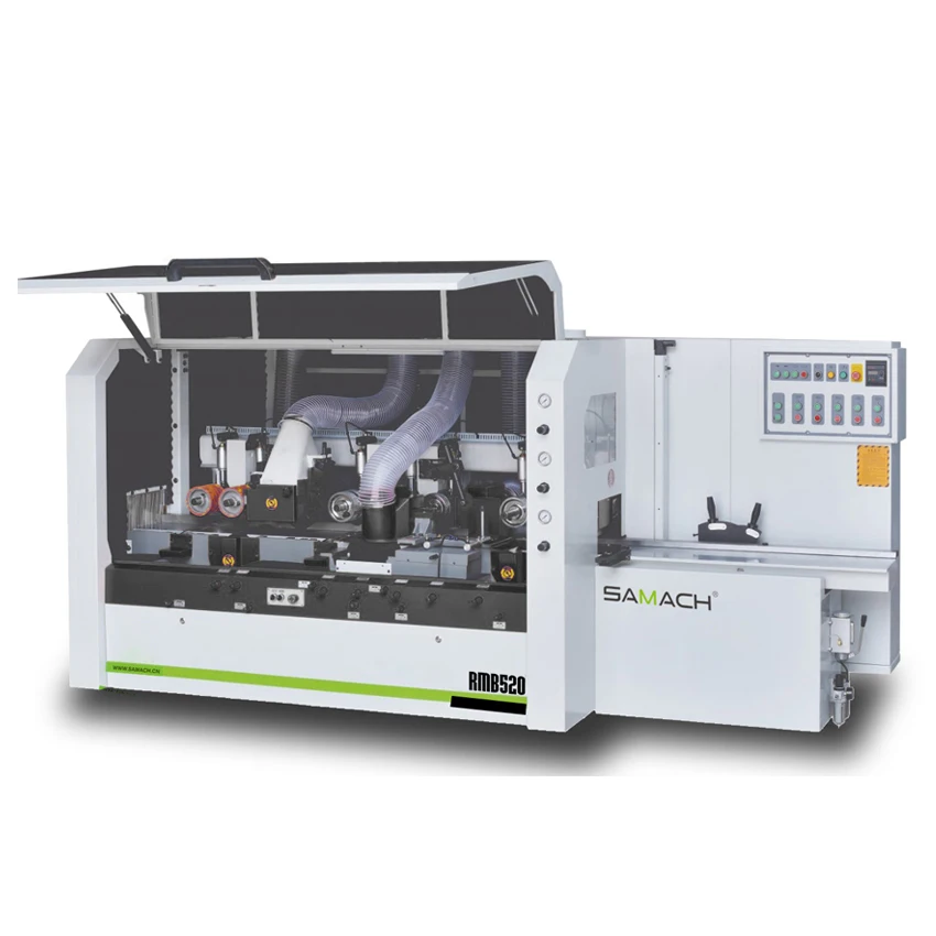 Индивидуальный строгальный станок, дополнительный многоосевой четырехсторонний формовочный станок для поверхности из массива дерева, Промышленный Станок