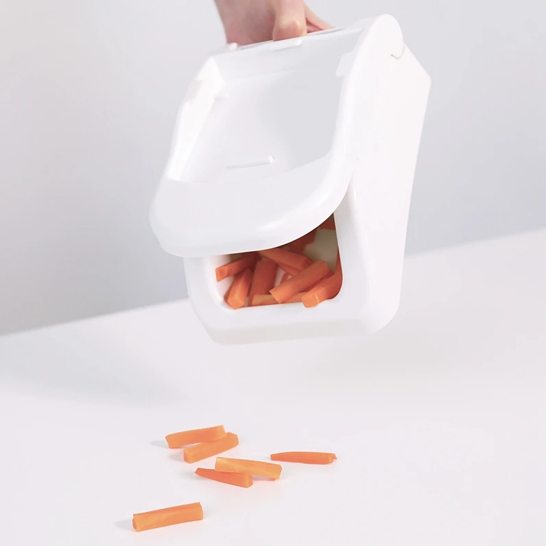 Plastic Mini Green Manual Slice Fruit Household Kitchen Accessory Vegetable Slicer Shredder Dicer Chopper