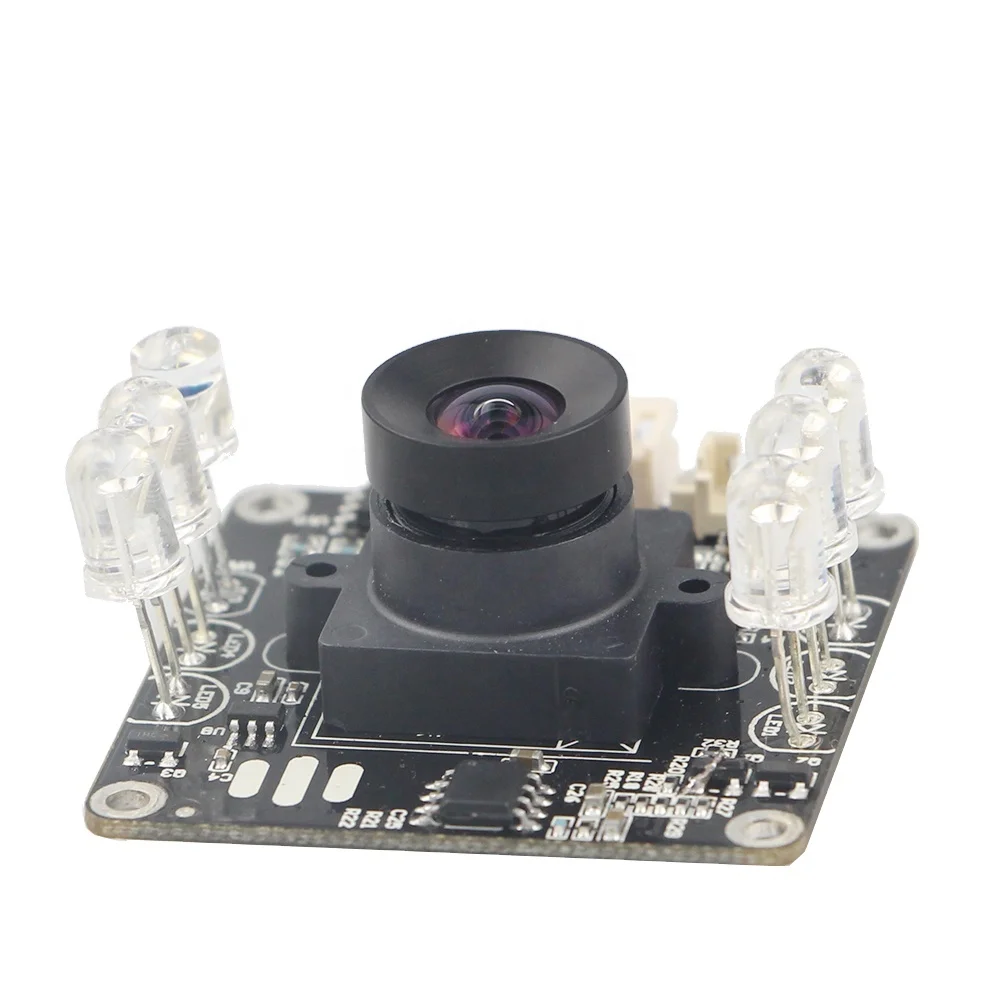 2mp 1080P 30fps CMOS USB IR Camera Module with IR Light 850nm 90 degree FOV 32x32mm PCB Board USB2.0