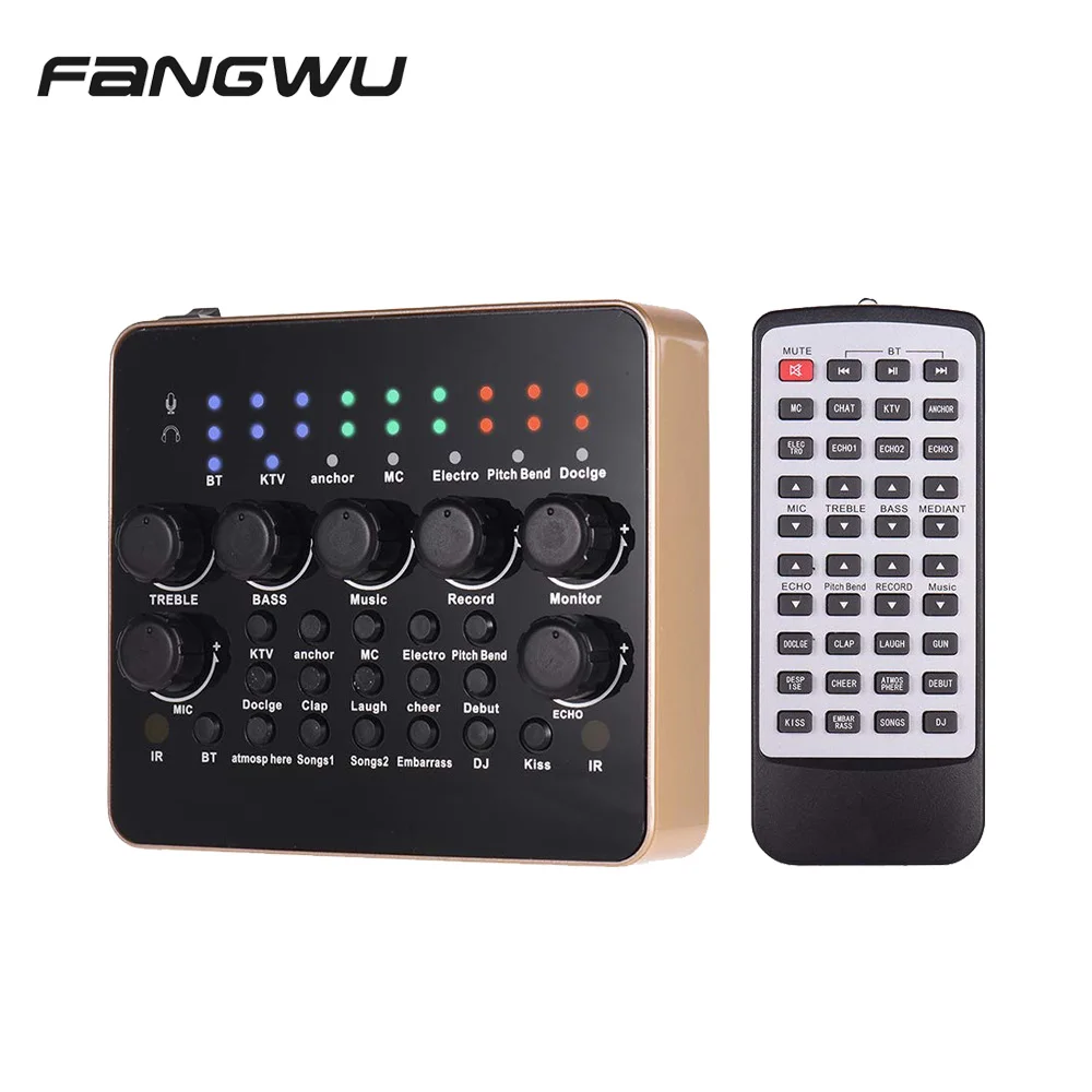 Professional Audio Card Sound With Usb Interface For Recording