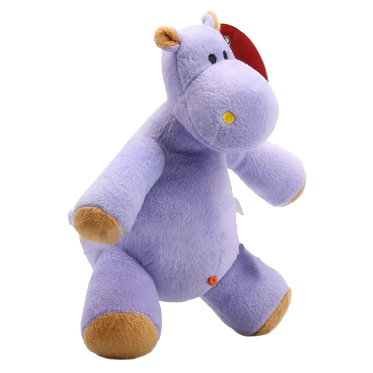 Purchase purple hippo plush stuffed animal soft toys from china guangzhou toy factory