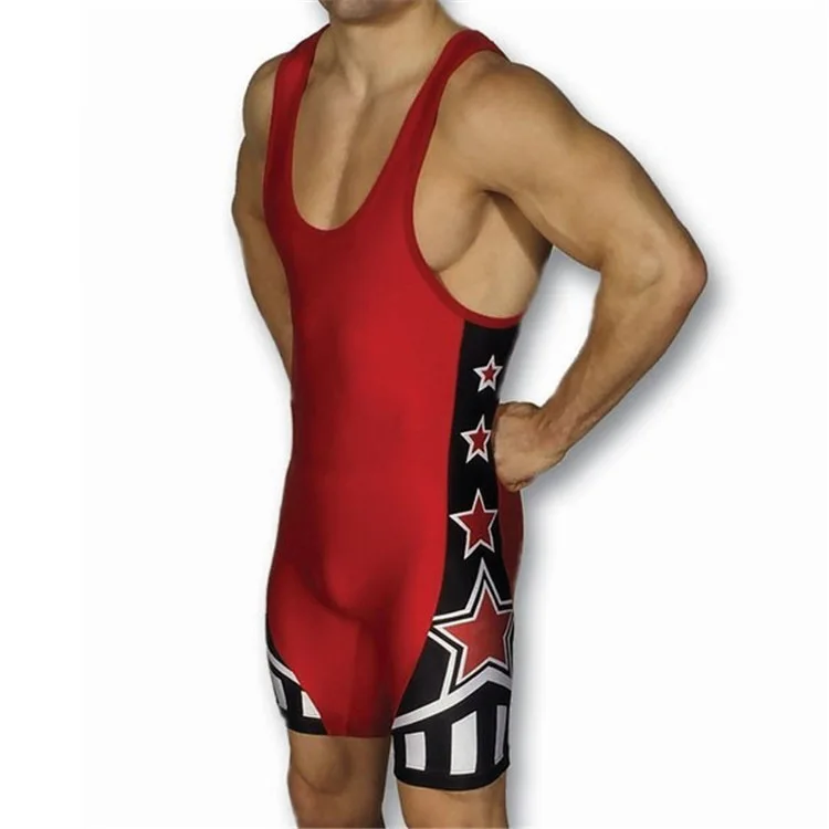 Wholesale Wrestling Singlet Men Singlets Lycra Wrestling Suits