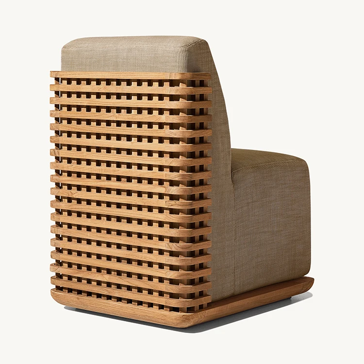 Luxury High End Solid Teak Wood Patio Garden Restaurant Furniture Outdoor Dining Table And Chairs Set