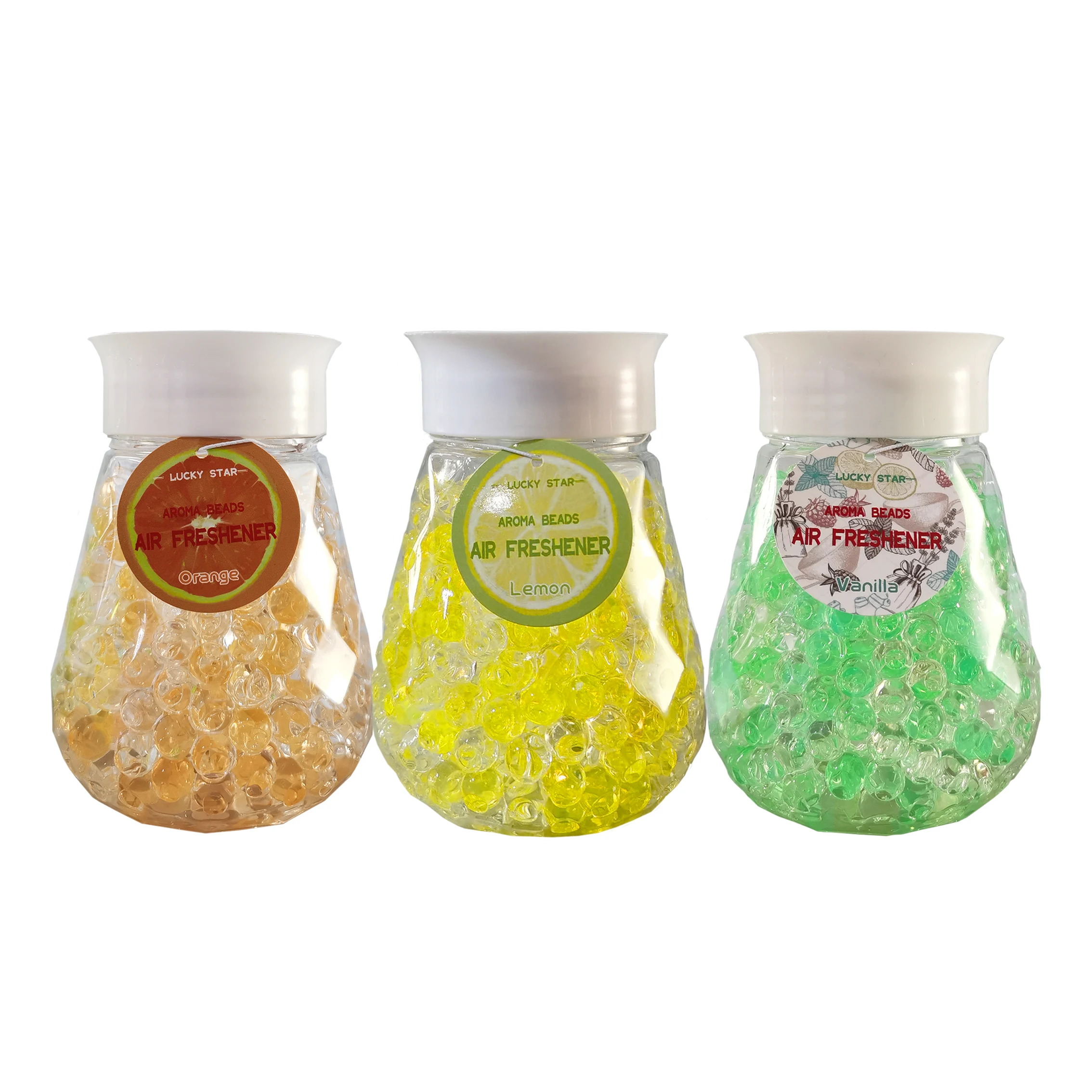 
Hot selling Scent lavender Home Car Toilet with LED Scented Crystal Bead Air Freshener fragrant bead air freshener 