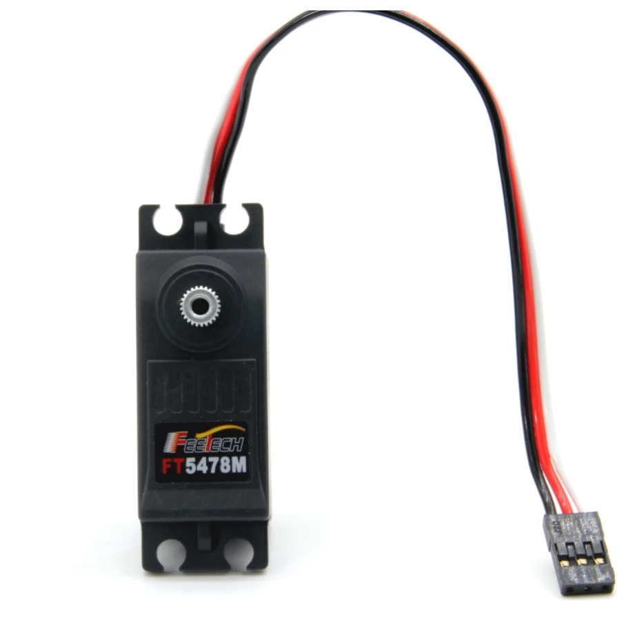 FT5478M 12KG Copper Alum. Gear High Torque Digital Core Waterproof Low Profile Servo for RC Model Drift Car Plane 1/12 MN86S