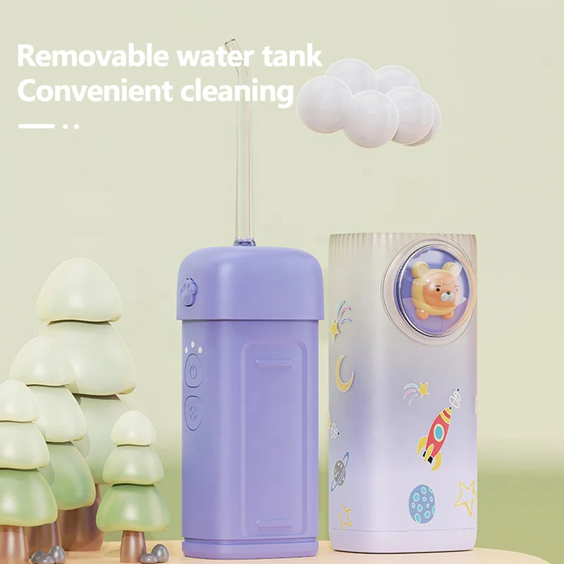Custom Kid Children Electric Oral Irrigator Water Flosser Dental Tooth Jet Pick Pik Flosser Kids Children Water Flosser